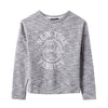 TRN Brooklyn Light Grey Texture Sweat Shirt