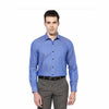 ARO Blue Solid Slim Fit Formal Shirt