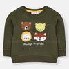 ZR Always Friends Olive Green Sweatshirt 8057
