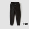 ZR Ottoman Side Panel Black Trouser 8218