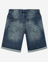 JP Tinted Wash Blue Denim Shorts 9298