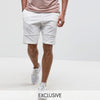 BKN Supply Co Jersey Shorts White