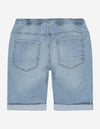 JP Dotted Cord Light Weight Ice Blue Denim Shorts 9302