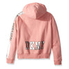 DKNY Girls' Glitter Hoodie Pink