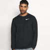 NK Embroidered Logo Hexaflex Sport Black Sweatshirt 8253