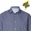 TRG Tailored Fit Check Navy Blue  Australian Casual Shirt 8872