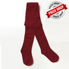 TU Plain Burgundy Socks Legging 8290