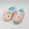 Shark Face Warm Light Pink Winter Slippers 8323