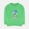 B.X Sonic Generation Print Green Sweatshirt 8333