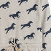 LS Save The World Horses Print Grey Dress 8354