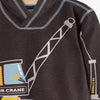 51015 Mr Crane Turtle Neck Dark Grey Sweatshirt 8379