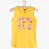 51015 JUNGLE Yellow Sleeveless Top 8384