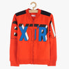 LS XTRA Orange Mock Neck Zipper Hoodie 8440