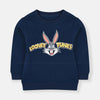 B.X Looney Tunes Smiling Bunny Print Navy Blue Sweatshirt 8482