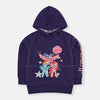 B.X Little Pony Print Purple Hoodie 8496
