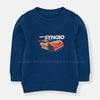 B.X Hot Wheels Synkro Car Print Teal Blue Sweatshirt 8512