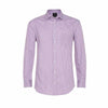 DJ  Blend Purple Check Cotton Rich Casual Shirt 8871