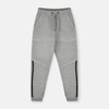 LE PRT Cross Pocket Texture Grey Trouser 8615