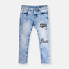 DP Never Give Up Light Blue Denim 8688