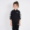 AD Shoulder Stripe Sports Black Track Suit 8691