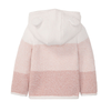 LU Front Button Bear Cap Pink Hoodie Sweater 8700