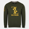 FVR Billionare Embroided Green Terry Sweatshirt 8769