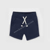 CA Two Shades Cord Navy Blue Terry Shorts 8813