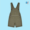 SGN Plain Olive Green Cotton Dungaree 8960