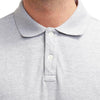 GAP Solid Grey Pique Polo Shirt (Label Removed)