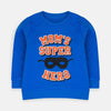 B.X Moms Super Hero Royal Blue Sweatshirt 7681