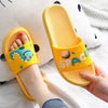 AFN Green Dino Yellow Slippers 3268