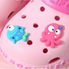 AUEIFO Chicken & Octopus pink Crocks 2661