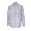 TRG Men's Red Check Classic Fit Stripe Shirt
