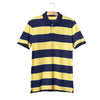 GAP Yellow And Navy Blue Stripe Pique Polo Shirt (Label Removed)
