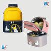 Sheep Hot & Cold Travel Milk Pack Detachable 2 Piece Yellow & Navy Blue Backpack 9093