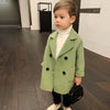 HB Front 4 Buttons Warm Green Coat 10544