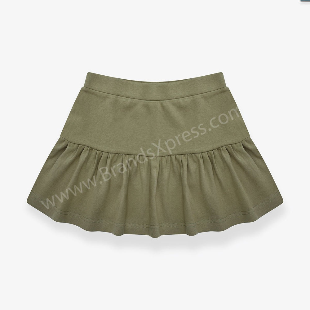 B.X Plain Khaki Skirt 9127