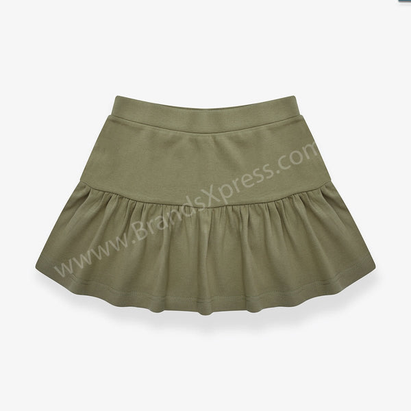 B.X Plain Khaki Skirt 9127