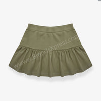 B.X Plain Khaki Skirt 9127