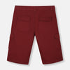 B.X Six Pockets Maroon Cargo Cotton Short 9568