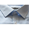 WOWR Cotton Rich SlimFit Light Blue Lining Shirt