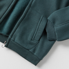 ZR Dark Green Fleece Zipper Hoodie 9943