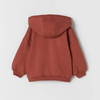 ZR Brick Red Fleece Zipper Hoodie 9945