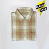 FC Check Brown Casual Shirt (Cut Label) 8881