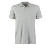 GAP Solid Grey Pique Polo Shirt (Label Removed)