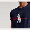 RL Player With Signature Logo Navy Blue T-Shirt 9285
