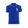 RL Big Emroided Logo Royal Blue Polo 10780