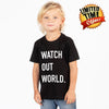 DYM Watch Out World Black Tshirt