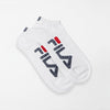 Fila Heritage Big Logo Ankle Socks White (3 Pairs)