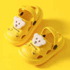 Honest Baby Bear Face Mustard Clogs 9389